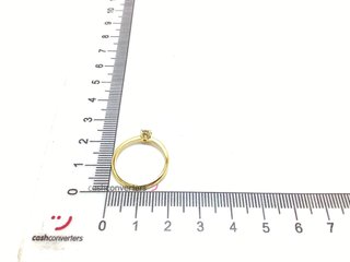 anillo oro 18k con piedra