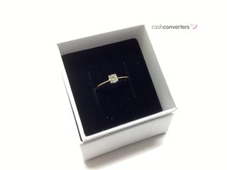 anillo oro 18k con piedra