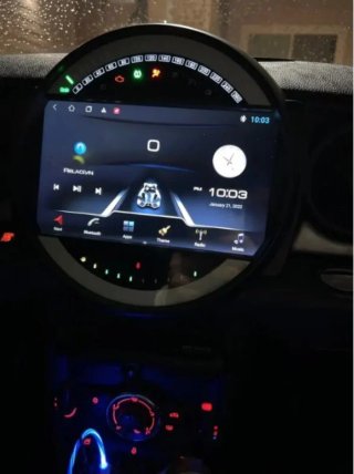 Rádio 4/64GB Mini R55 R56 R60 Android 14 + GPS.