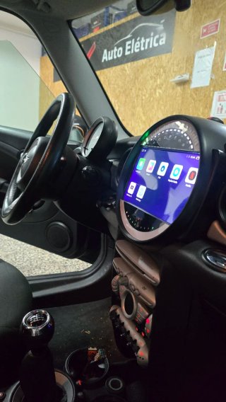 Rádio 4/64GB Mini R55 R56 R60 Android 14 + GPS.