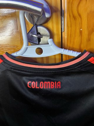 Camiseta Colombia Adidas Talla S Negra Naranja