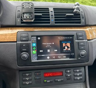 Rádio BMW E46 Android 14 + GPS + Carplay
