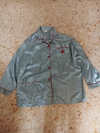 Pijama Pata de Gallo Raso Satén Talla L