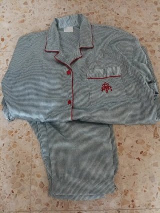 Pijama Pata de Gallo Raso Satén Talla L
