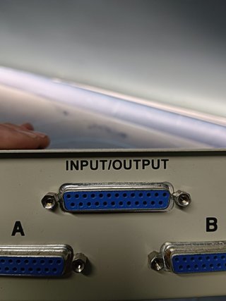 Commuta cavi paralleli, interruttore VTG 2 porte per trasferimento dati A/B a 25 pin seriale