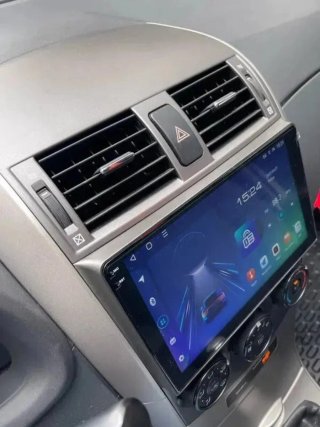 Rádio Toyota Corolla E140 E150 Android 14 + GPS.