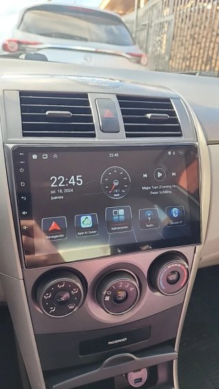Rádio Toyota Corolla E140 E150 Android 14 + GPS.