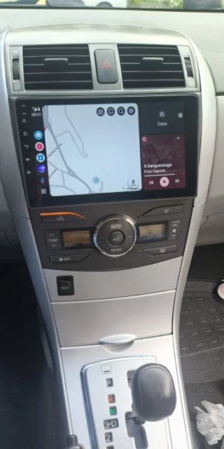 Rádio Toyota Corolla E140 E150 Android 14 + GPS.