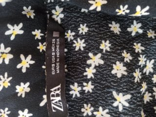 Mono corto Zara estampado flores