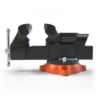 Morsa de Banco Ancho de Mandíbulas 15.2 cm Apertura de Mandíbulas 15 cm con Yunque Base de Bloqueo Giratoria 360° 60,000 PSI a Prueba de Óxido Hierro Dúctil Pesado para Afilado, Rectificado, Corte...