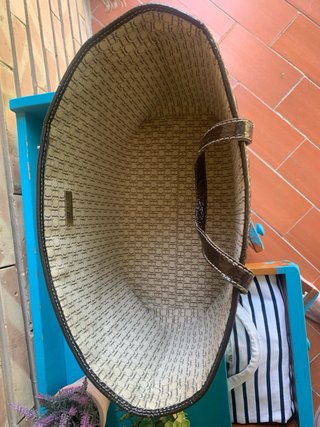 Bolso Tote Carolina Herrera Charol Marrón