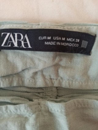Minifalda Zara fruncida volantes