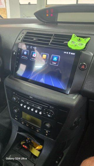 Rádio Citroën C4 Android 14 + GPS + Carplay.