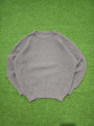 Jersey punto gris oversize