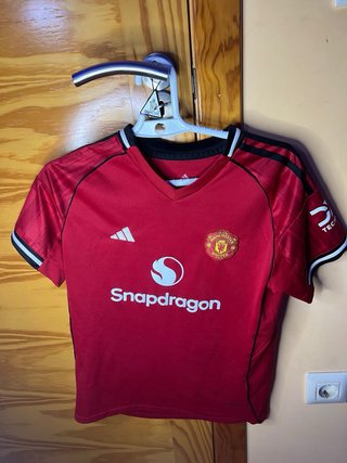 Camiseta Manchester United 2025/2026 Roja y Negra