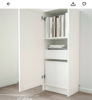 Billy oxberg blanca con puerta