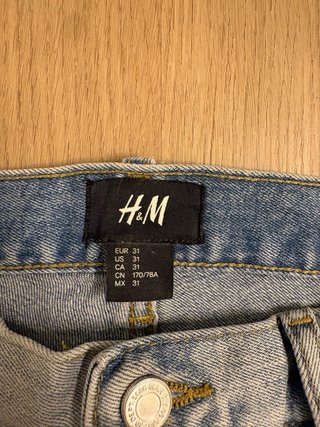 Bermuda jeans uomo H&M taglia M