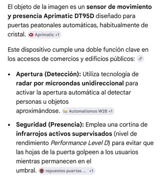 Sensor Movimiento y Presencia Aprimatic DT95D