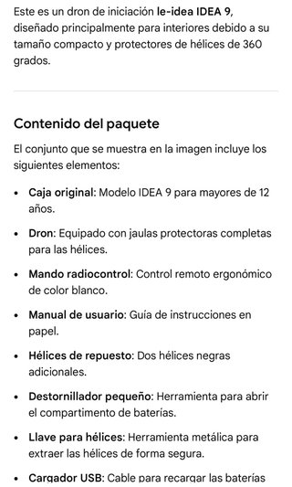 Dron Le-idea IDEA 9. Nuevo