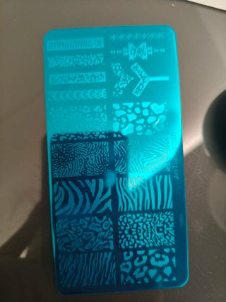 7 Piastrine per Nail Art Stamping Gel Unghie