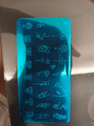 7 Piastrine per Nail Art Stamping Gel Unghie