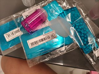 7 Piastrine per Nail Art Stamping Gel Unghie