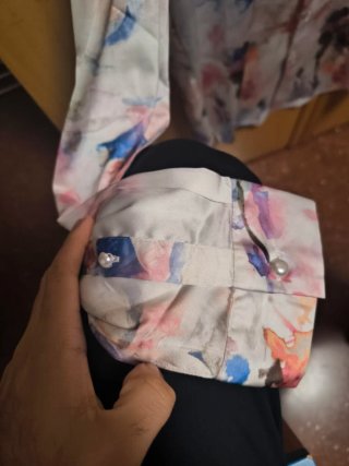 Camisa ASOS Design Estampada Satén Multicolor