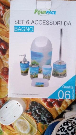 Set 6 Accessori Bagno Nuovo in confezione original