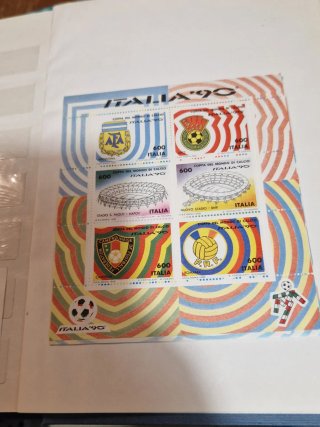 Italia '90 - Set Francobolli Calcio