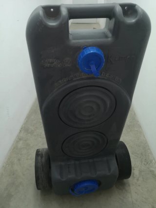 Carro para aguas grises