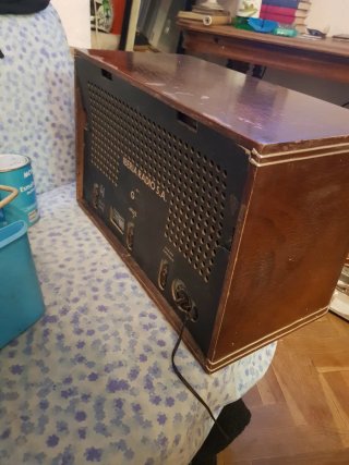 Radio Antigua Vintage Marrón
