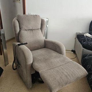 Sofá relax eléctrico tela