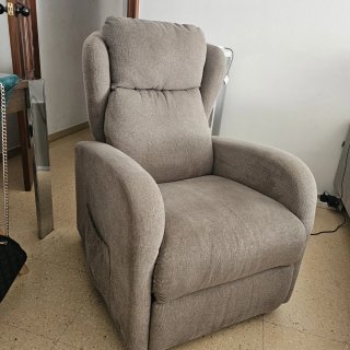 Sofá relax eléctrico tela