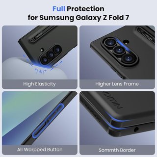 Nillkin funda Samsung Z Fold 7 360° con S‑Pen