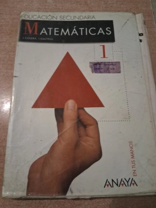 Libro de texto Matemáticas