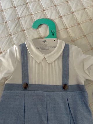 Pelele de bebé elegante  0-3 meses