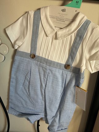 Pelele de bebé elegante  0-3 meses