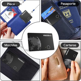 VOCOlinc 2 Air Tag Card dual BT IP68 recargable