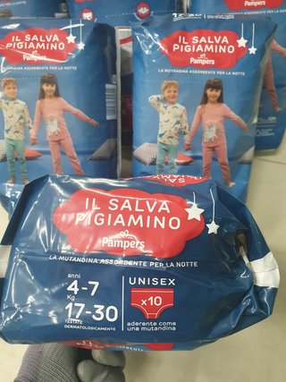 Lote 6 Pañales Pampers Il Salva Pigiamino