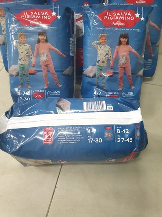 Lote 6 Pañales Pampers Il Salva Pigiamino