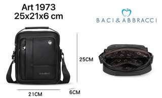 Tracolla uomo Baci&abbracci nera