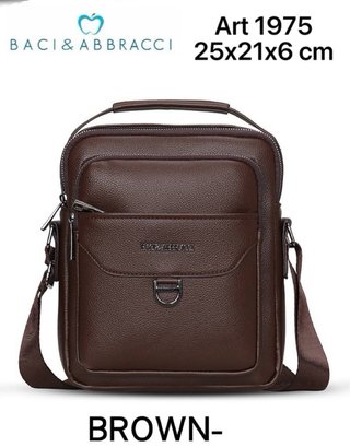 Tracolla uomo Baci&abbracci nera