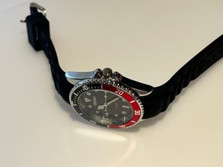 Seiko Mod diver Quartz Bisel Coke