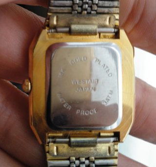 Reloj vintage chapado en oro