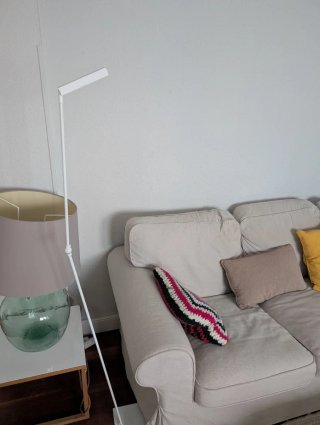 Lámpara de pie Zara Home blanca