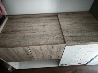 Cuna de bebé blanca