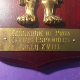 Metopa Mascarón Proa Navíos Españoles S.XVIII