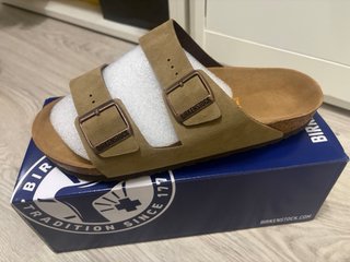 Birkenstock Beige/Marrón Sandalias Talla 41