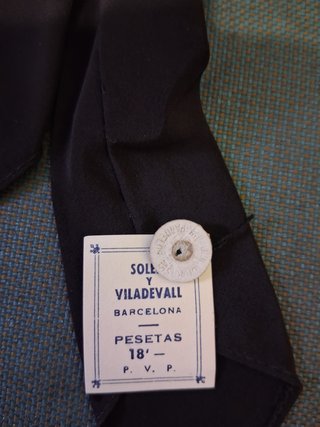 Corbata negra formal