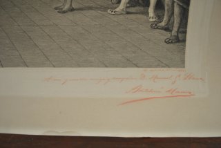 Grabado presentación de Don Juan de Austria